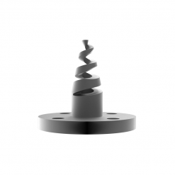 Spiraalmondstuk met volledige kegel 6