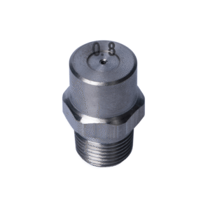 Mist eliminator nozzles used for eliminator pad washing in wet scrubber systems
